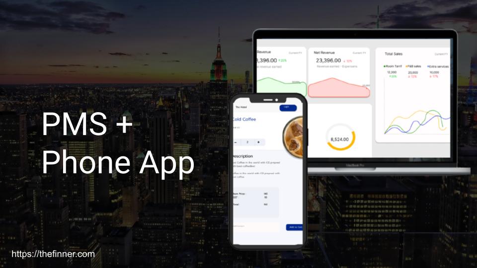 screenshot of Finner PMS